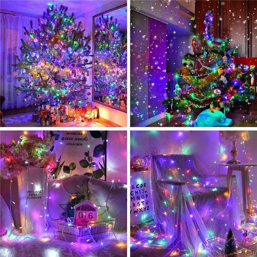 Fairy String Lights Lamps Plug Christmas Xmas Party Decor Outdoor Indoor 100 LED - Picture 6 of 19