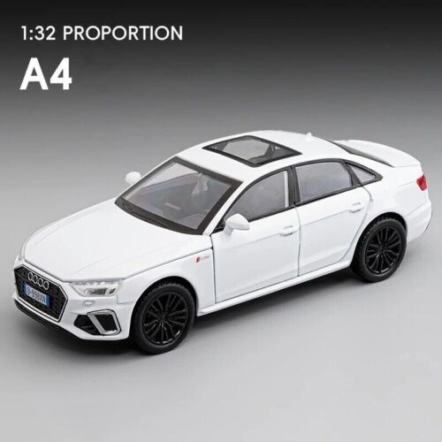 1/32 AUDI A4 Aleación Coche Modelo Diecast Juguete Coleccionable Sonido y Luz Regalo Niños - Imagen 12 de 16