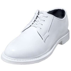 Bates 7131-B Womens Lites White Leather Naval Oxford Shoes FAST FREE USA SHIP
