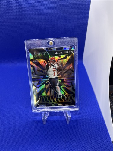 2022 Panini Select Draft Picks - Turbocharged #TMW Malik Willis (RC) Silver Halo - Picture 4 of 5