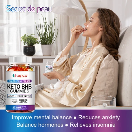 Keto BHB Gummies Ketone Advanced ACV Weight Loss Fat Burner Dietary Supplement - Picture 5 of 8