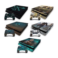 ASSASSIN'S CREED VALHALLA KEY ART VINYL SKIN FOR PS4 SLIM CONSOLE  CONTROLLER