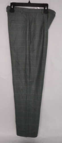 Liz Claiborne LizSport Green Plaid Wool Blend Vintage Trousers Size 12 - Picture 4 of 24