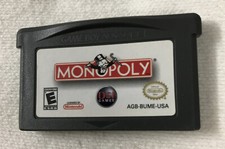 Monopoly (Nintendo Game Boy Advance, 2005) Cartridge Only Authentic Works