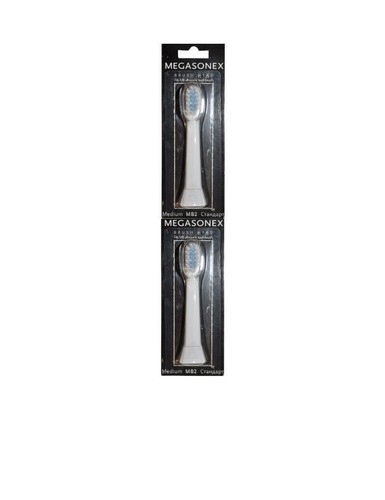 20x Megasonex Cabezas De Cepillo Zig Zag - Medium - Picture 4 of 5