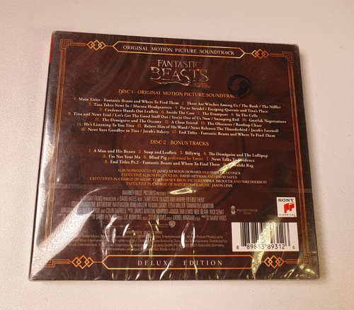 Fantastic Beasts and Where to Find Them by James Newton Howard - SEALED CD SET - Foto 2 di 2