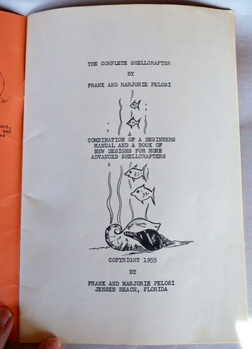 Vintage 1955 Booklet THE COMPLETE SHELLCRAFTER by Frank & Marjorie Pelosi - Picture 3 of 6