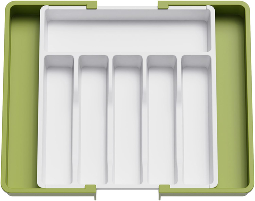 Silverware Drawer Organizer, Expandable Utensil Tray for Kitchen, BPA Free Flatw - Picture 12 of 12