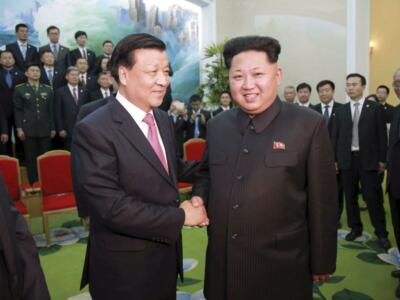 KIM JONG UN XI JINGPING GLOSSY POSTER PICTURE PHOTO PRINT china president 4181