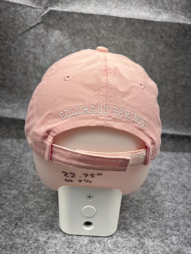 U.S. Olympic Training Center Hat Cap Strap Back Adult One Size Pink 100% Cotton - Picture 6 of 13