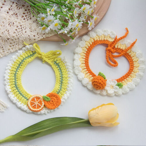 Handcrafted Knitted Pet Collar - Cute vendre And Cozy Dog & Cat Accessory With Match-*