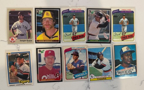 1980's Baseball Card Lot of 78 Hall of Famers, Rookies & Stars - Picture 11 of 11