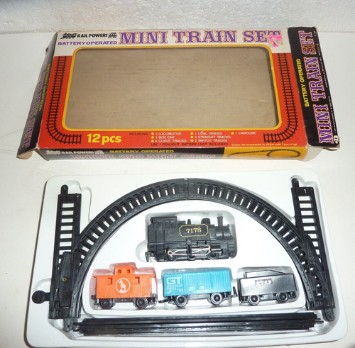 Vintage NOS 1977 Durham's Mini Train Set 12 Stück - Bild 2 von 2