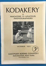 KODAKERY Eastman Kodak illustrated photography magazine October 1923