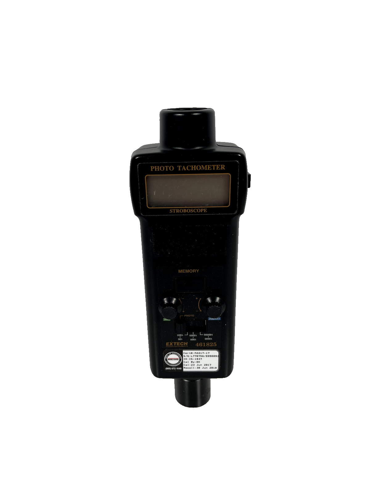 EXTECH Photo Tachometer Part Number 461825