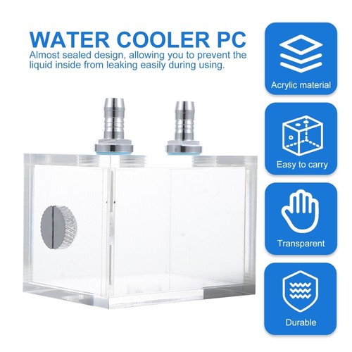 Computer Water Cooling Small Tank Pc Coolant Reservoir - Imagen 9 de 12