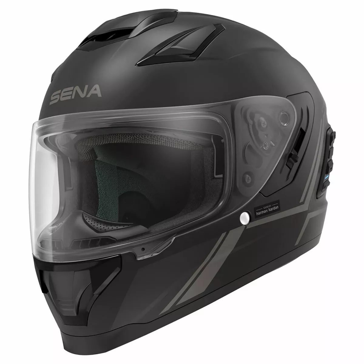 Sena Stryker Full Face Smart Bluetooth Helmet Matte Black