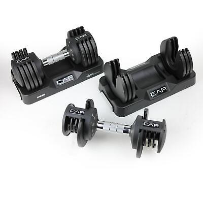 CAP Barbell 25 lb Adjustable Dumbbell Set, Quick Select CAP Barbell 25 lb Adjustable Dumbbell Set, Quick Select