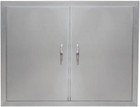 Stainless Steel Outdoor Kitchen Doors 31"W x 24"H For BBQ Island NEW