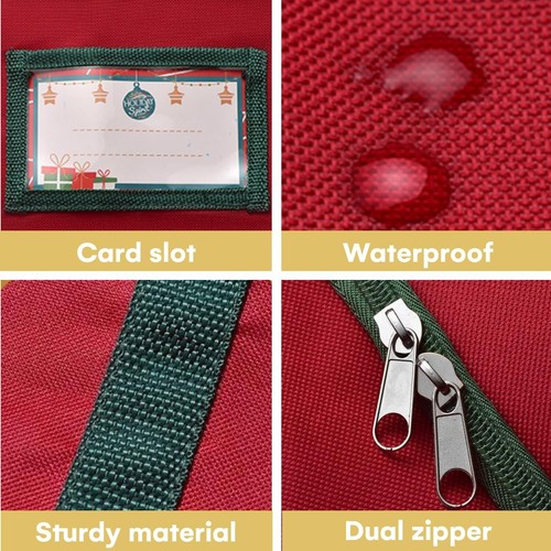 Heavy-Duty Christmas Tree Storage Bag for 7.5 Ft Trees - Waterproof & Durable - Bild 8 von 9