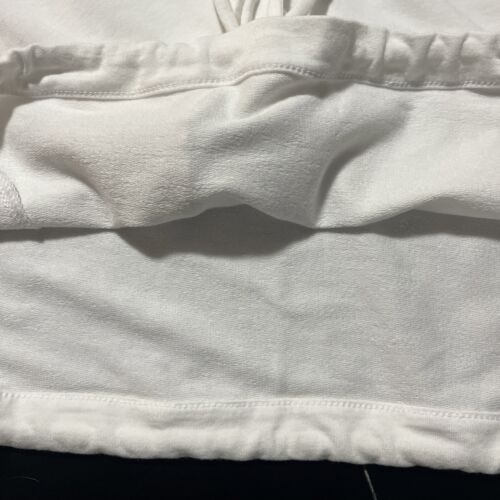 Pure J Jill Pima Cotton V-Neck Pullover Hoodie Damen Petite S Weiß Langarm - Bild 7 von 15