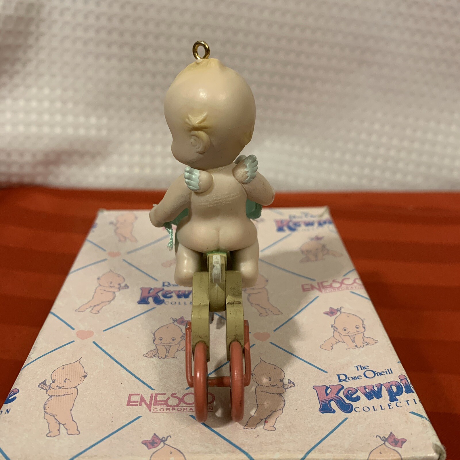 NIB KEWPIE ON A REINDEER TOY HANGING ROSE O/'NEILL ORNAMENT 1993 RETIRED 23YRSOLD