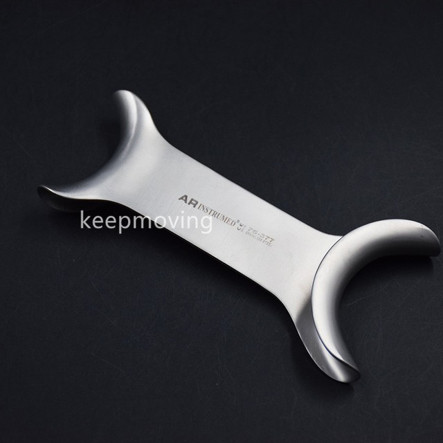 Dental Metal Mouth Opener Lip Tongue Cheek Retractor Double Ended