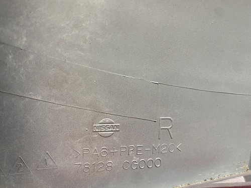 2003 - 2008 INFINITI FX45 FX35 PASSENGER RIGHT REAR UPPER BUMPER TRIM PANEL OEM - Bild 9 von 9