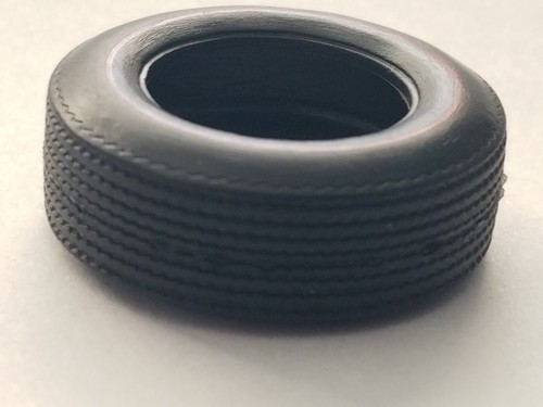 ONE * PAD PRINTED REDLINE TIRE from AMT 55 Chevrolet Cameo Truck 1:25 Model Kit - Picture 3 of 9