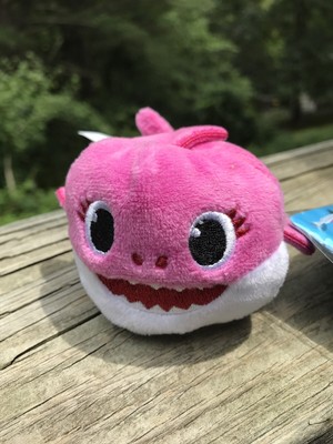 baby shark singing plush cube