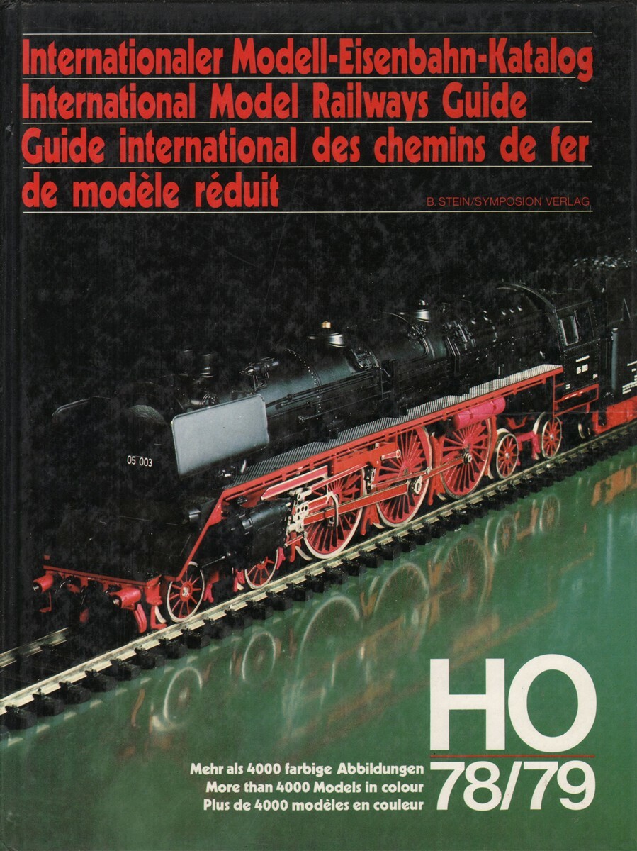HOゲージ INTERNATIONAL MODEL RAILWAYS GUIDE International model railways guide HO 78/79 vintage train