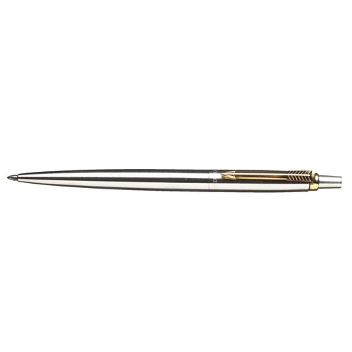 Parker Jotter Ball Point Pen - Black / Blue / Red / White / Steel Black/Blue ink - Picture 25 of 28