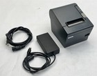 Epson Micros Tm-T88Iv Pos Serial Thermal Receipt Printer M129H w/ Ac Ps