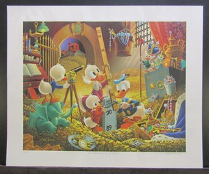 An-Embarrassment-of-Riches-Lithograph-by-Carl-Barks