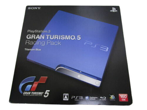 Sony PlayStation 3 Slim 160GB Console Racing Pack with Gran Sony PlayStation 3 Slim 160GB Console Racing Pack with Gran