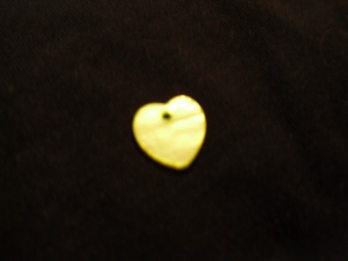 Knöpfe Anhänger Perlmutt weiss/orange/rot/grün Blüte/Herz 10 Stück Restposten!!! - Bild 10 von 11