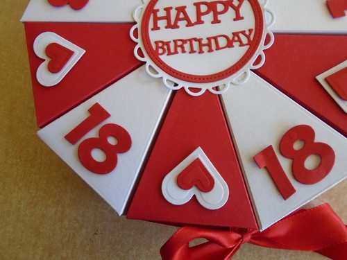 Torte zum 18 Geburtstag Geldgeschenk Schachteltorte Papiertorte Mädchen O.Junge - Bild 5 von 6
