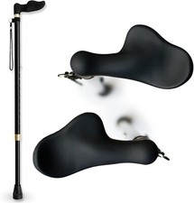 RMS Walking Cane with Palm Grip Orthopedic Handle for Right Hand - Adjustable Of