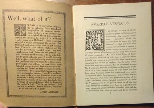 William Dudley Pelley Little Visits with Great Americans Americus Vespucius 1937 - Picture 2 of 4