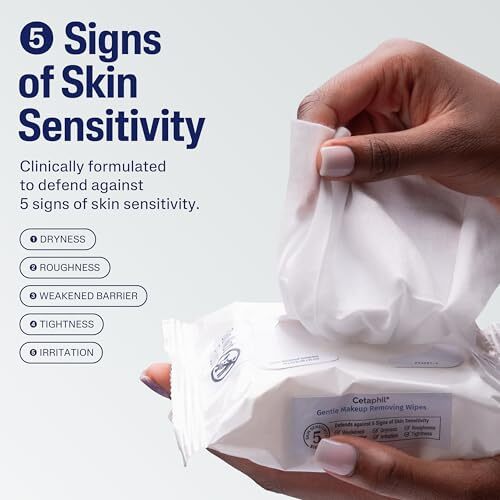  Gentle Makeup Removing Face Wipes, Daily Cleansing Facial Makeup Remover Wipes - Picture 3 of 6
