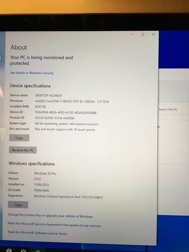 💫 Microsoft Surface Book 2 💫 i7-8650U 8GB Ram 256GB SSD 13.5" Touch 💯 (T13) - Picture 3 of 11