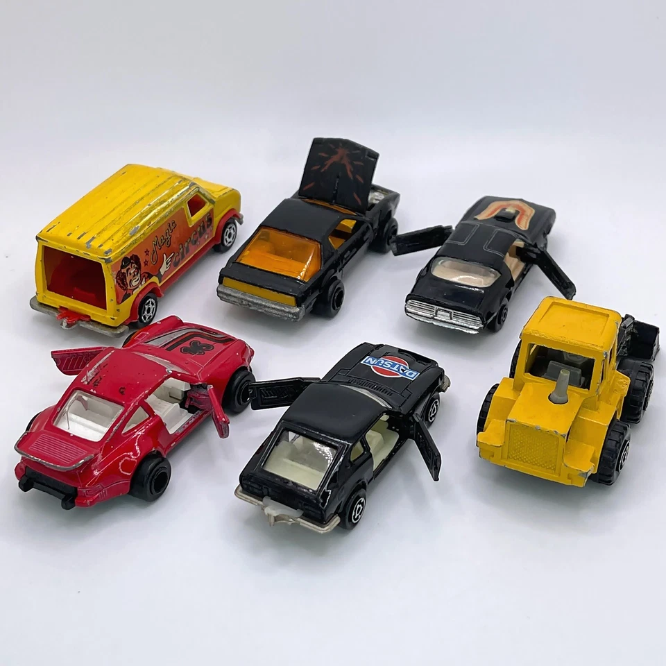 LOTE fundido a presión vintage Majorette Corgi Juniors Yatming Mercury Cougar XR7 Datsun Foto 3 de 4