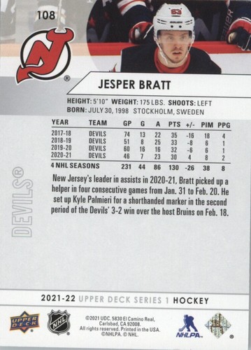 UPDATED 2/14/25 - 2022 Upper Deck NHL Series 1 - Pick Your Card - Picture 52 of 86