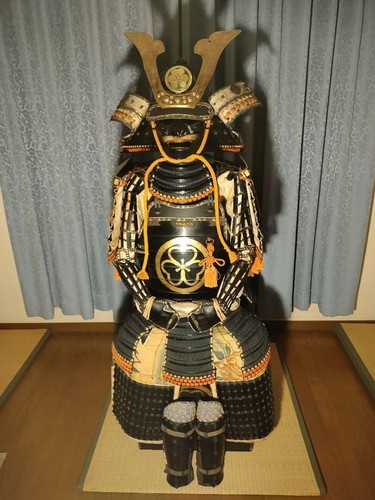 JAPANESE VINTAGE Authentic Samurai Armor Kabuto Yoroi Menpo With Armor Box - Imagen 10 de 19