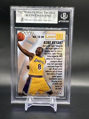 1996-97 Fleer - Prize Lucky 13 Kobe Bryant #13 (RC) for sale