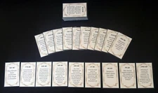 Timeline Bible Events - Board Game Handmade 160 cards 3.25" x 2.00" 