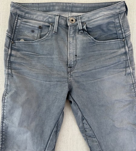 G-Star Raw GS01 Womens Size W28 L28 Arc 3D Tapered COJ Grey Pockets Regular Fit - Picture 4 of 11