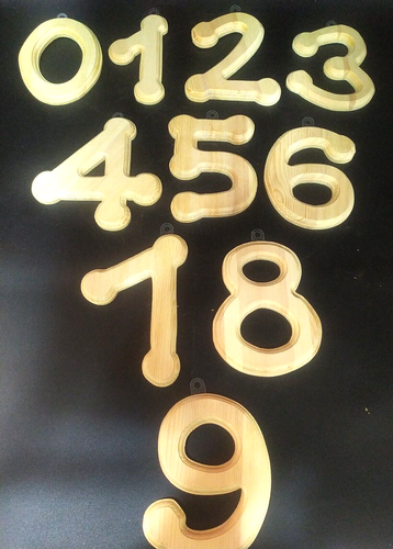 Numeri In Legno (Da 0-9) Fai da te - Da Appendere E Decorare A Piacere - Imagen 1 de 12