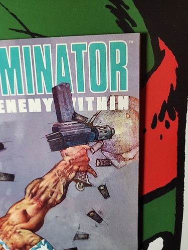 The Terminator: Enemy Within (1991) #1 - Signed By Simon Bisley - Dark Horse - Picture 3 of 9