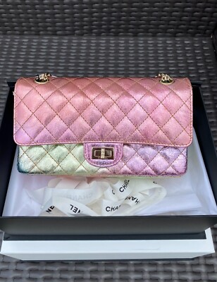 Chanel Rainbow Reissue 2.55 Handbag Size Medium Mulitcolor